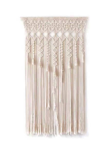 Boho Goblen Duvar Asılı Makrome Dokuma Kapı Perdesi Bölücü Asılı Dream Catcher Goblen Yatak Odası Oturma Odası Dekor Için | Dekoratif Gobiyeller (Yurt Dışından)