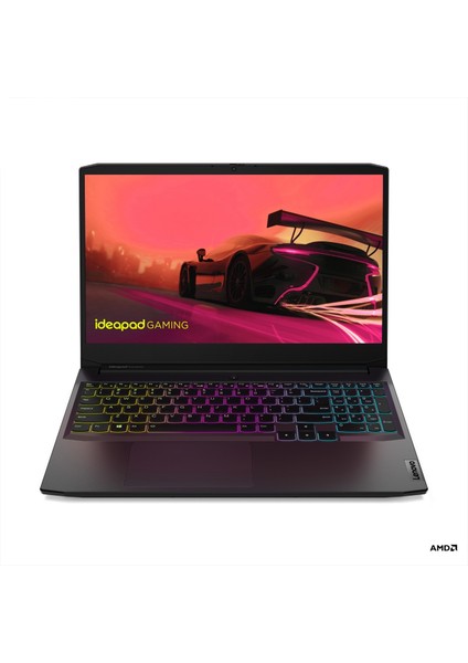 IdeaPad Gaming 3 AMD Ryzen 7 5800H 16GB 512GB SSD GTX1650 Freedos 15.6" FHD Taşınabilir Bilgisayar 82K200JXTX