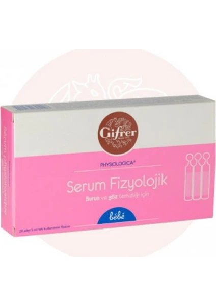 Serum Fizyolojik Damla 20'li  (MIAD:06/2024)