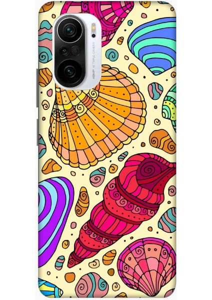 Xiaomi Mi 11X Pro Kılıf Deniz Kabuğu Desenli Hd Baskılıf Silikon Kılıf - 8036