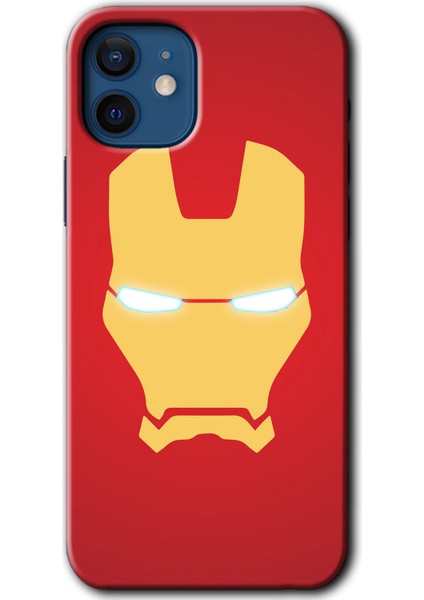 iPhone 12 Kılıf Hd Desen Baskılı Arka Kapak - Ironman