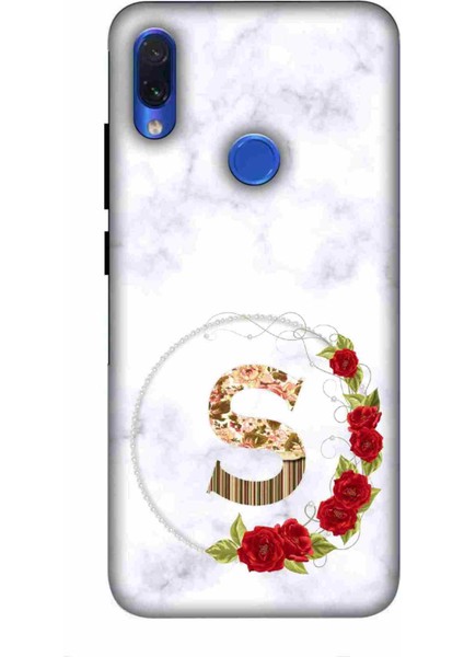 Xiaomi Redmi Note 7 Kılıf Baskılı S Harfi Desenli Zipax A++ Silikon - 2085