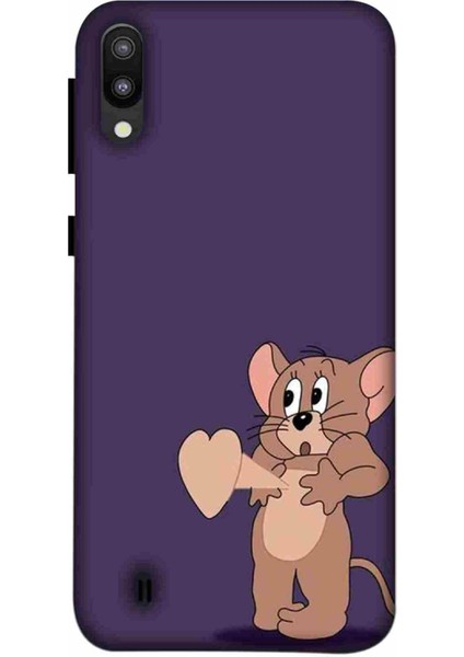 Samsung Galaxy M10 Kılıf Baskılı Jerry Desenli Zipax A++ Silikon - 2058