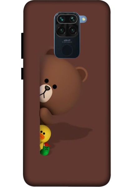 Xiaomi Redmi Note 9 Kılıf Baskılı Ayıcık Desenli Zipax A++ Silikon - 8849