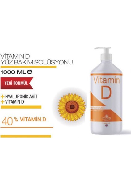 Vitamin D Yüz Bakım Solüsyonu 1000 ml