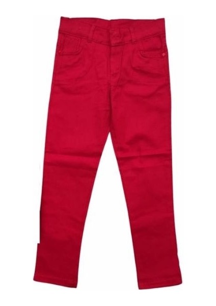Erkek Çocuk Gabardin Pantolon Kirmizi Soft