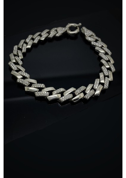 Gümüş Gurmet Taşlı Bayan Bileklik EL145R34625