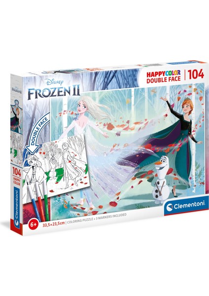 Puzzle Disney Frozen 2 Double Face 104 Parça