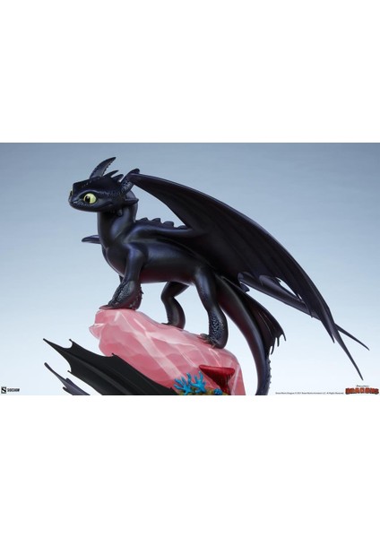 Toothless ( Crystalline Caverns ) Statue 200615 / How To Train Your Dragon