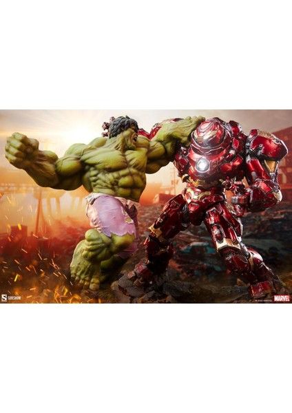 Hulk Vs Hulkbuster Maquette 200571 / Marvel Comics / Marvel’s Jade Giant