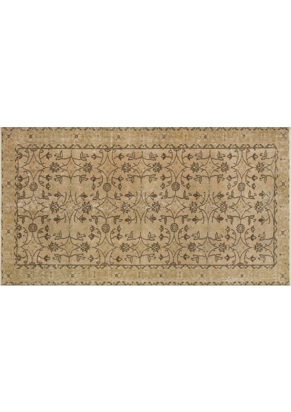 Özel Vintage Eskitme El Dokuma Halı 117 X 216 Cm 9291 modelleri