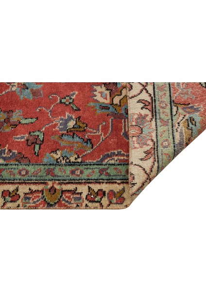 Vintage Eskitme El Dokuma Halı 127 X 250 Cm 9322