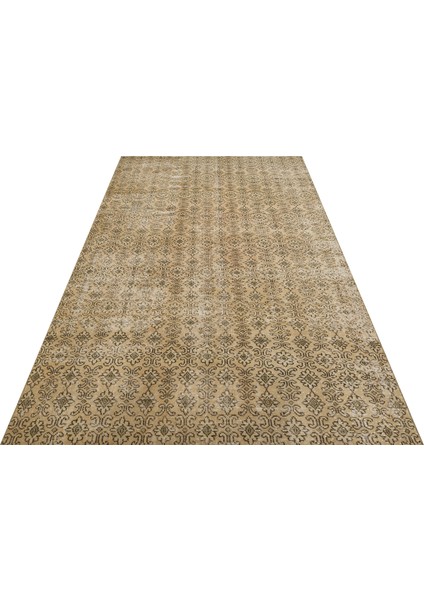 Özel Vintage El Dokuma Eskitme Halı160 X 260 Cm 9340