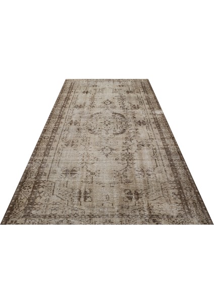 Klasik Modern Vintage Eskitme El Dokuma Halı 166 X 280 Cm 9355