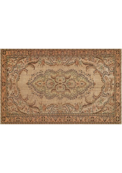 Özel Vintage Eskitme El Dokuma Halı 177 X 279 Cm 9366