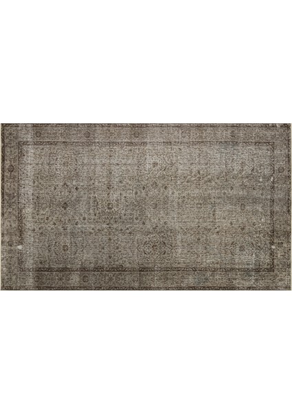 Eşsiz Anadolu Vintage Eskitme El Dokuma Halı 155 X 267 Cm 9373