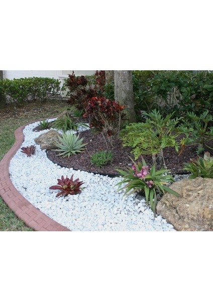 Beyaz Dolomit Taş 2 kg 1,5-2,5 cm Bahçe Taşı Dekoratif Taş Dere Taşı Çakıl Taşı Süs Taşı modelleri