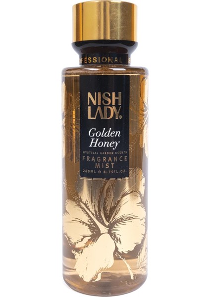 Nishlady Kadın Vücut Spreyi Golden Honey 260 ml