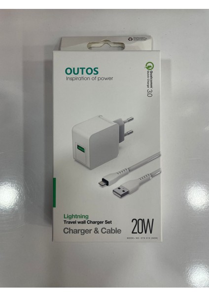 20W Apple iPhone Uyumlu Şarj Seti