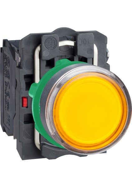 XB5AW3565-TURUNCU Işıklı Buton Ø22 Yaylı Dönüş 1na+1nk <=250