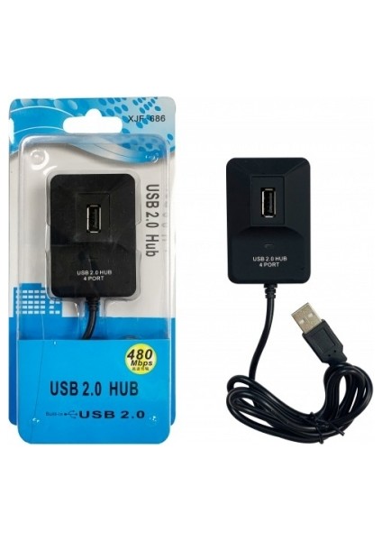 USB Çoklayıcı PL-5650 USB 2.0 Hub 4 Port 480 Mbps