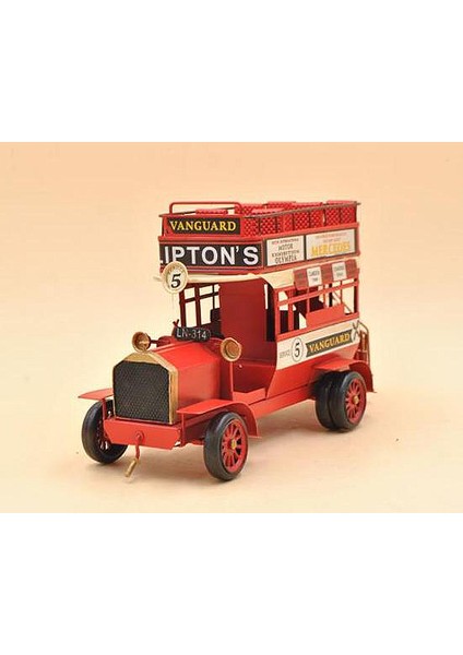 Jayland Vintage Metal Retro Klasik Çift Katlı London OTOBÜS-33CM.
