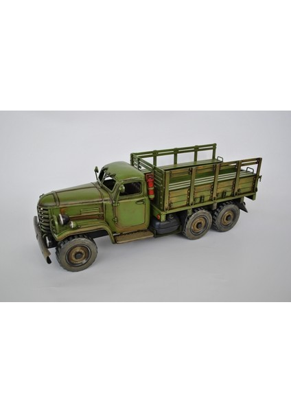 Jayland Vintage Metal Retro Klasik Yeşil Kasalı KAMYON-41CM. indirimleri