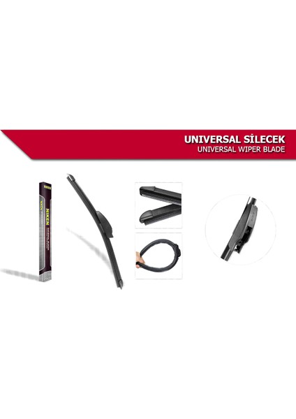 Nıken 450MM 18" Universal Banana Tip Silecek
