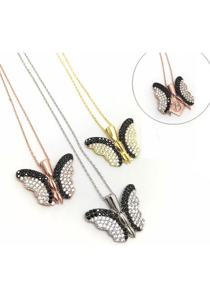 Gümüş Kelebek Kolye