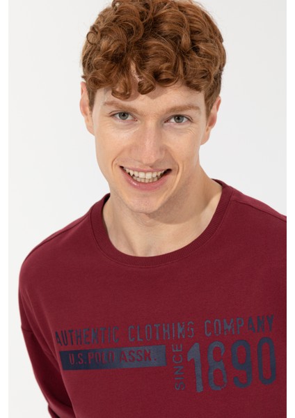 Erkek Vişne Sweatshirt 50257196-VR223