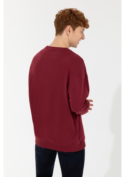 Erkek Vişne Sweatshirt 50257196-VR223 indirimleri