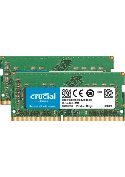 CT2K32G4SFD832A 64GB Kit (2X32GB) Ddr4 3200MHZ Sodımm Notebook Ram Bellek