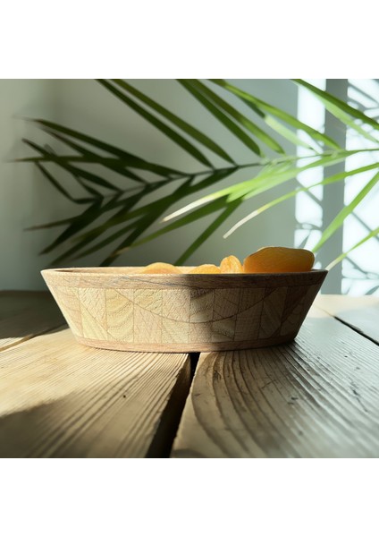 Ahşap Çerezlik Elips El Yapımı 1 Adet modelleri