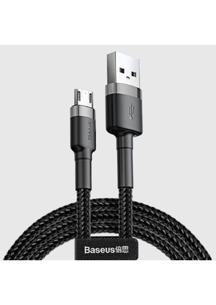 Cafule Micro USB 1metre 2.4A Hızlı Şarj Halat USB Kablo fiyatları