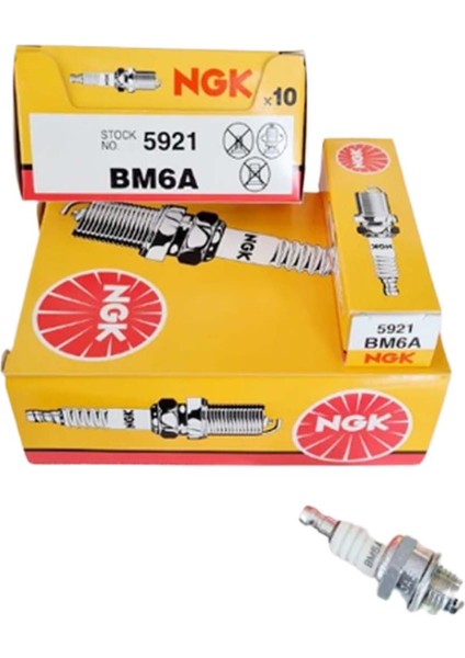 Ngk Buji BM6A Tüm Ağaç Testereleri ve Birçok Deniz Motoruna Uygundur