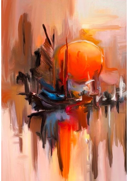 Dekoratif Soyut Kanvas Tablo modelleri