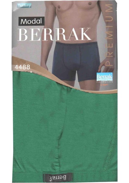 4488 Erkek Ince Kemerli Likralı 3 Lü Boxer