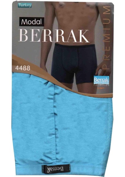 4488 Erkek Ince Kemerli Likralı 3 Lü Boxer