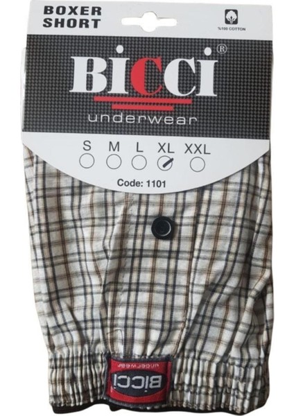 10 Adet Bicci Poplin Boxer Külot Erkek