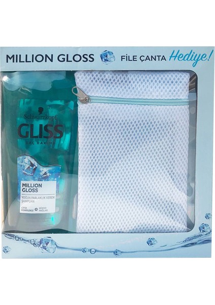 Gliss Şampuan 500 ml Million Gloss Çanta Hediyeli