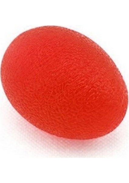 Yumurta Top - Silikon El Egzersiz Topu Kırmızı - Orta Sert