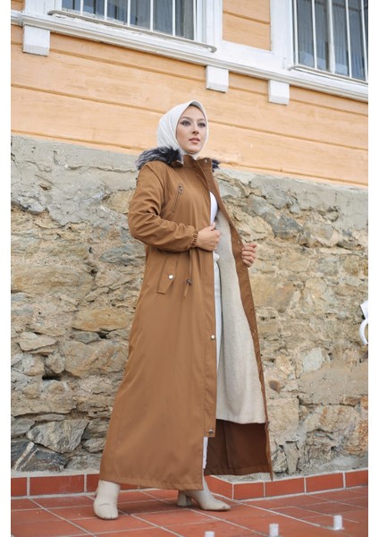 Taba Içi Kürklü ve Su Geçirmez Tam Boy Kadın Kışlık Mont & Kaban fiyatları