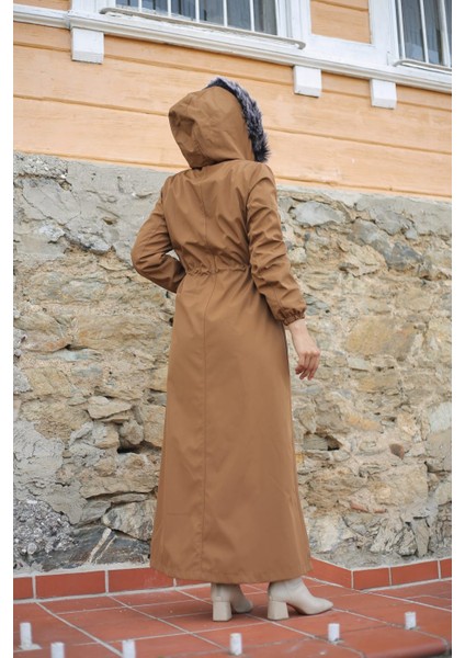 Taba Içi Kürklü ve Su Geçirmez Tam Boy Kadın Kışlık Mont & Kaban fırsatları