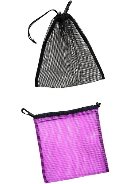 2pc Drawstring Mesh Net Taşıma Çantası Tüplü Dalga Golf Ball Masa Tenis