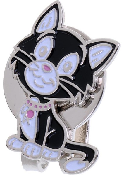 2 Adet Manyetik Şapka Klipli Golf Aksesuarları ile Kedi Köpek Golf Top Işaretleyici modelleri