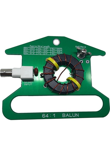 Taşınabilir 64: 1 Balun Yok 50W Pet 100W End Bed Kısa Dalga Aksesuarları Diy Kiti (Yurt Dışından)