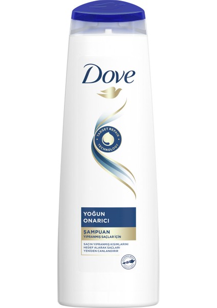 Dove Saç Bakım Şampuanı Yoğun Onarıcı Yıpranmış Saçlar İçin 350 ml fiyatları