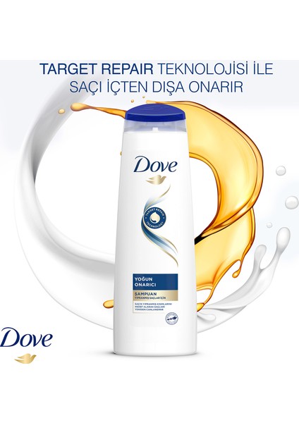 Dove Saç Bakım Şampuanı Yoğun Onarıcı Yıpranmış Saçlar İçin 350 ml modelleri