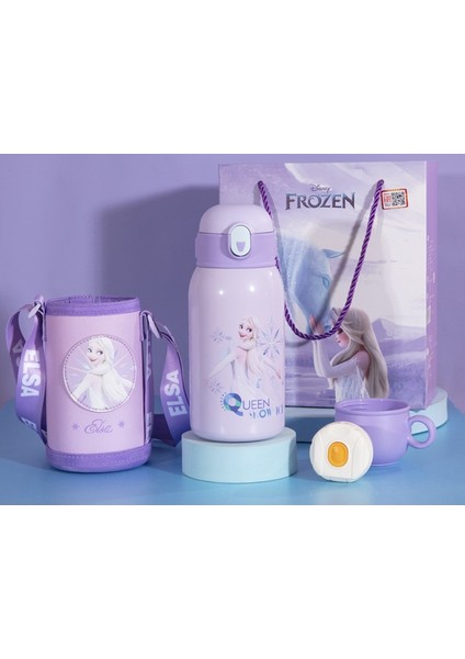 Frozen Elsa Temalı Termos Matara Seti (Yurt Dışından)