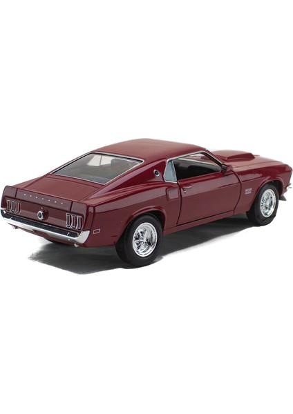 1:24 Ölçek Metal 1969 Ford Mustang Boss 429 Kırmızı 19CM